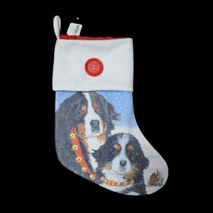 Bernese Mountain Dog Christmas Stocking